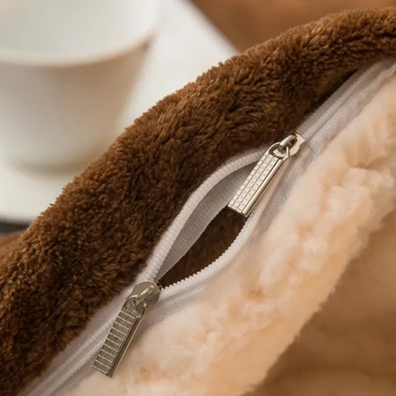 Plaid invernale doppio lato – Morbido effetto lana per letto - Interno Bello