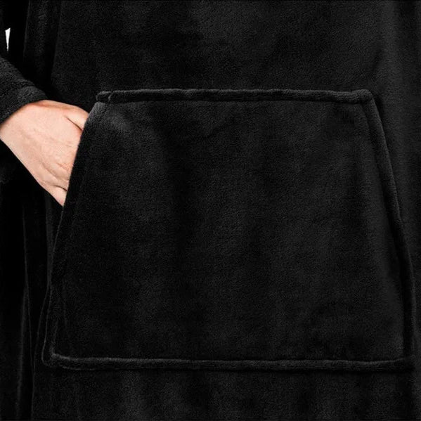 Plaid con maniche e tasca – Calore e praticità in flanella - Interno Bello