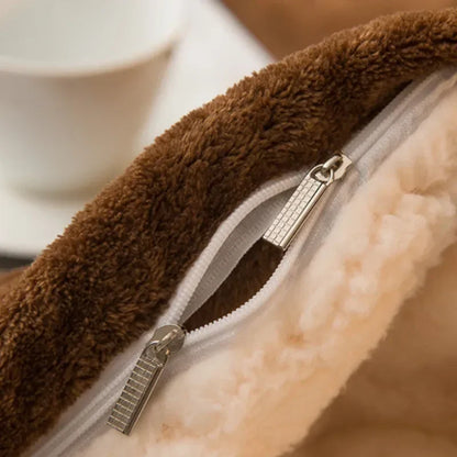 Plaid invernale doppio lato – Morbido effetto lana per letto - Interno Bello